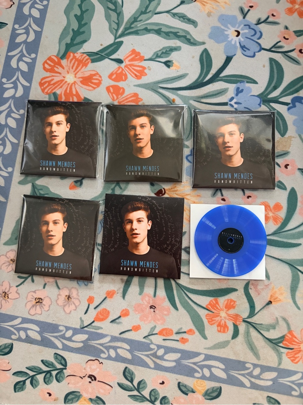 Mini brands Vinyl- Shawn Mendes A Little Too Much blue vinyl